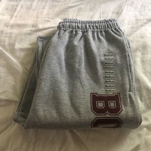 Boston college sweatpants size medium